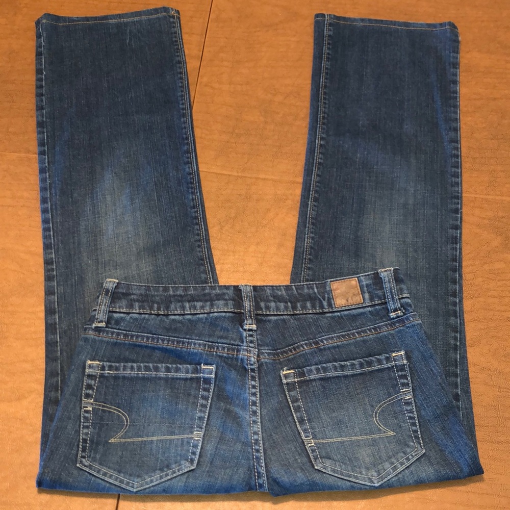 American Eagle Outfitters Women's Boot Cut Jeans - Dark Blue
